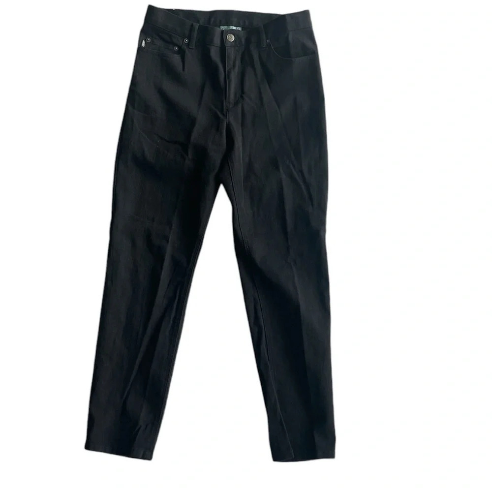 LAUREN RALPH LAUREN BLACK DENIM JEANS SIZE 8